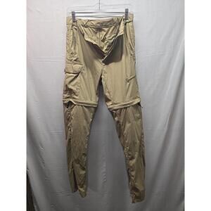 Men's Size Small Magellan Outdoors Convertible Pants Khaki Zip-off Cargo 30/32